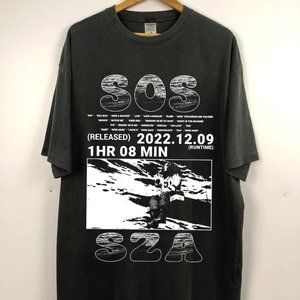 SOS Album T-shirt, Retro Graphic TShirt ,s.z.a T-shirt Girls Vintage Style